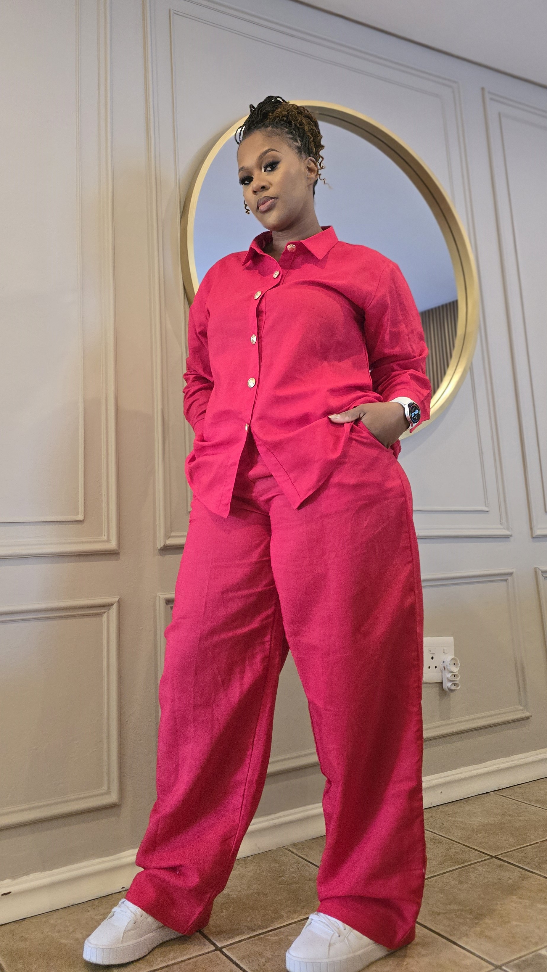 Linen set - Back View by ZanBlack